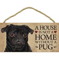 A House Is Not Home Ohne Mops | Schwarz Schöne Wandbehang Hund Holzschild Made in Usa Geschenk Decor 10 "x5" Schneller Kostenloser Versand Neu 394 A House Is Not Home Ohne Mops | Schwarz Schöne Wandbehang Hund Holzschild Made in Usa Geschenk Decor 10 "x5" Schneller Kostenloser Versand Neu 394 von signsandstuffaz