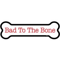 Bad Zum Knochen-Niedlicher Hund Knochen-Magnet-Auto-Kühlschrank-Schließfach Jede Metalloberfläche Wasserdicht Uv-Beständig Made in Usa 2 "x 7" von signsandstuffaz