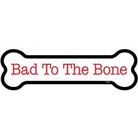 Bad Zum Knochen-Niedlicher Hund Knochen-Magnet-Auto-Kühlschrank-Schließfach Jede Metalloberfläche Wasserdicht Uv-Beständig Made in Usa 2 "x 7" von signsandstuffaz