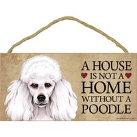 Ein Haus Ist Kein Zuhause Ohne Pudel | Wht Niedlich Hängendes Holz Hundeschild Geschenk Home Decor Made in The Usa 10" X 5" Schneller Kostenloser Ein Haus Ist Kein Zuhause Ohne Pudel | Wht Niedlich Hängendes Holz Hundeschild Geschenk Home Decor Made in The Usa 10" X 5" Schneller Kostenloser von signsandstuffaz