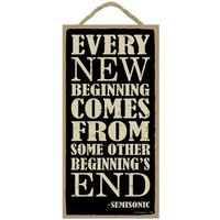 Jeder Neue Anfang Kommt Vom Ende Eines Anderen Anfang. Inspirierendes Hängeschild Made in The Usa Geschenk 10 "x 5" Schneller Versand 629 Jeder Neue Anfang Kommt Vom Ende Eines Anderen Anfang. Inspirierendes Hängeschild Made in The Usa Geschenk 10 "x 5" Schneller Versand 629 von signsandstuffaz