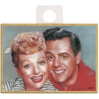 Lucille Ball | I Love Lucy Show Farbe Porträt Ricky Holz Magnet Kühlschrankschließer Jede Metalloberfläche Hergestellt in Den Usa 2, 5 "x 3 von signsandstuffaz