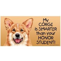 Mein Corgis Ist Schlauer Als Dein Ehrenschüler Hundemagnet Autokühlschrank Jede Metalloberfläche Wasserdicht Uv-Beständig Hergestellt in Den Usa Mein Corgis Ist Schlauer Als Dein Ehrenschüler Hundemagnet Autokühlschrank Jede Metalloberfläche Wasserdicht Uv-Beständig Hergestellt in Den Usa von signsandstuffaz