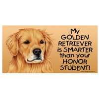 Mein Golden Retriever Ist Schlauer Als Ihr Ehrenschüler Schöner Hundemagnet Autokühlschrank Jede Metalloberfläche Wasserdicht Uv-Beständig Mein Golden Retriever Ist Schlauer Als Ihr Ehrenschüler Schöner Hundemagnet Autokühlschrank Jede Metalloberfläche Wasserdicht Uv-Beständig von signsandstuffaz