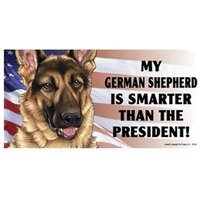 Mein Schäferhund Ist Schlauer Als Der Präsident Magnet Auto-Kühlschrank Jede Metalloberfläche Wasserdicht Uv-Beständig Hergestellt in Den Usa 4 von signsandstuffaz