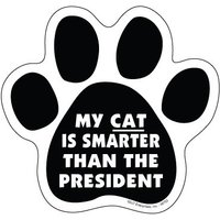 Meine Katze Ist Schlauer Als Der Präsident Lustige Pfoten-Druck-Katzenmagnet Auto-Kühlschrank-Schließfach Jede Metalloberfläche Hergestellt in Meine Katze Ist Schlauer Als Der Präsident Lustige Pfoten-Druck-Katzenmagnet Auto-Kühlschrank-Schließfach Jede Metalloberfläche Hergestellt in von signsandstuffaz