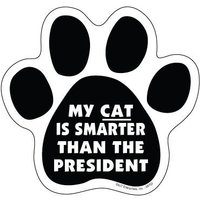Meine Katze Ist Schlauer Als Der Präsident Lustige Pfoten-Druck-Katzenmagnet Auto-Kühlschrank-Schließfach Jede Metalloberfläche Hergestellt in von signsandstuffaz
