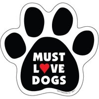 Must Love Hunde Niedlicher Pfotenabdruck-Hundemagnet Auto-Kühlschrank-Schließfach Alle Metalloberflächen Wasserdicht, Uv-Beständig Made in Usa 5 Must Love Hunde Niedlicher Pfotenabdruck-Hundemagnet Auto-Kühlschrank-Schließfach Alle Metalloberflächen Wasserdicht, Uv-Beständig Made in Usa 5 von signsandstuffaz