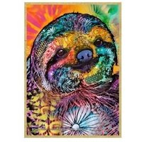 Niedliche Bunte Faultier Lebendige Holz Pop Art Magnet Kühlschrank Küche Schließfach Jedes Metall Oberfläche Geschenk Made in Usa 2.5x3.5 Niedliche Bunte Faultier Lebendige Holz Pop Art Magnet Kühlschrank Küche Schließfach Jedes Metall Oberfläche Geschenk Made in Usa 2.5x3.5 von signsandstuffaz