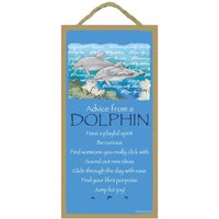 Rat Von Einem Delfin Habe Einen Verspielten Spirt Sei Neugierig Springen Zur Freude Finde ... Made in The Usa Holz Schild 10"x5" Schnell Kostenloser Rat Von Einem Delfin Habe Einen Verspielten Spirt Sei Neugierig Springen Zur Freude Finde ... Made in The Usa Holz Schild 10"x5" Schnell Kostenloser von signsandstuffaz