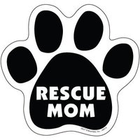 Rettung Mama Niedlich Pfotenabdruck Rettungskatze Oder Hund Magnet Auto Kühlschrank Locker Jede Metalloberfläche Uv-Beständig Made in Usa 5 "x 5" von signsandstuffaz