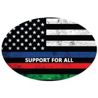 Unterstützung Für Alle Usa-Flagge Dünne Blaue Linie-Polizei-Feuer-Militär-Magnet-Kühlschrank-Schließfach Jede Metalloberfläche, Die in Den Usa von signsandstuffaz