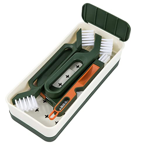 siismi 7-in-1 Fugenreinigungsbürste Kit Fugen und Spaltreinigungsbürste Reinigungsbürste für Die Tiefenreinigung von Duschen Böden Bad und Küche (Grün) von siismi
