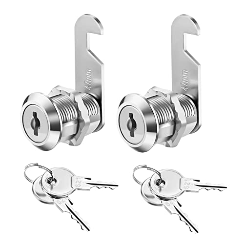 siismi Briefkastenschloss 30mm, 2 Stück Schrankschloss mit Schlüssel, Spindschloss, 30mm Drawer Lock, für Briefkästen, Schranktüren, Möbel verwendet von siismi