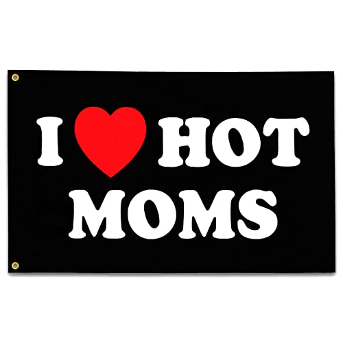 I Love Moms Flagge I Heart Hot Moms Flagge 90 x 152 cm lustige Dekoration Banner für drinnen und draußen und Studentenwohnheim Wanddekoration – Muttertag Geburtstag Tapisserie Geschenke I Love Moms Flagge I Heart Hot Moms Flagge 90 x 152 cm lustige Dekoration Banner für drinnen und draußen und Studentenwohnheim Wanddekoration – Muttertag Geburtstag Tapisserie Geschenke von siixoi