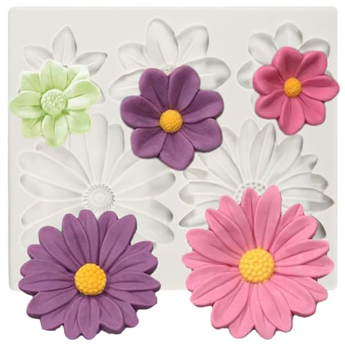 Sijiangmold Blumenblüten Silikonform Daisy Chrysantheme Blume Fondantform für Kuchendekoration Schokolade Cupcake Topper Candy Polymer Clay Gum Paste Sijiangmold Blumenblüten Silikonform Daisy Chrysantheme Blume Fondantform für Kuchendekoration Schokolade Cupcake Topper Candy Polymer Clay Gum Paste von sijiangmold