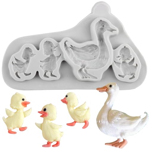 Sijiangmold Mutter Ente Silikonform Entenfamilie Fondant Formen für Tier Kuchen Dekoration Schokolade Cupcake Topper Candy Polymer Clay Gum Paste Sijiangmold Mutter Ente Silikonform Entenfamilie Fondant Formen für Tier Kuchen Dekoration Schokolade Cupcake Topper Candy Polymer Clay Gum Paste von sijiangmold