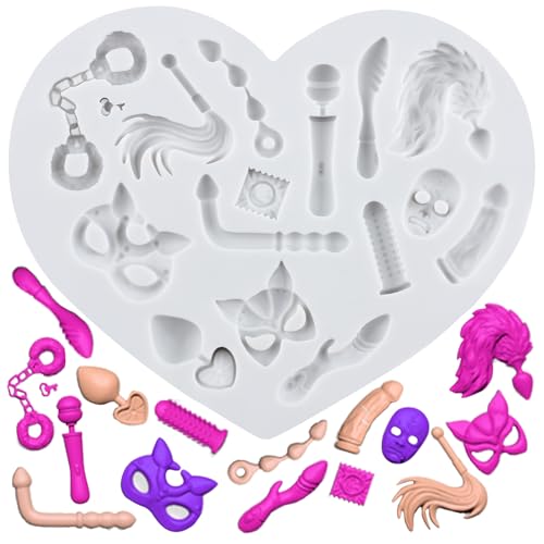 Sijiangmold Paar-Themen-Silikonformen Liebe Herz Paar Maske Fondantform Handschellen Peitsche Form für Kuchendekoration Schokolade Cupcake-Topper Süßigkeiten Polymer-Ton Gummipaste Sijiangmold Paar-Themen-Silikonformen Liebe Herz Paar Maske Fondantform Handschellen Peitsche Form für Kuchendekoration Schokolade Cupcake-Topper Süßigkeiten Polymer-Ton Gummipaste von sijiangmold