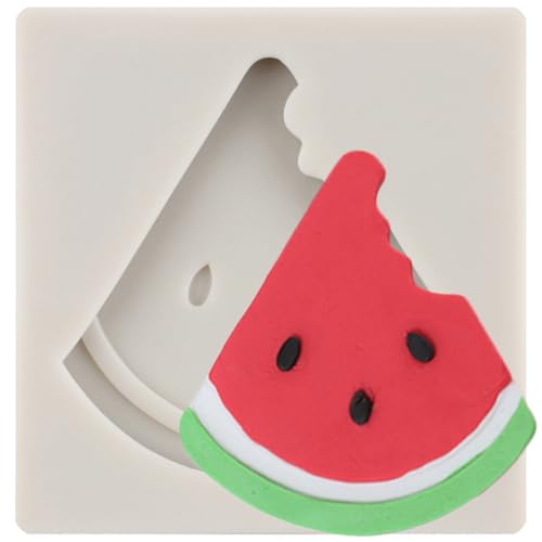 Sijiangmold Wassermelone Silikonform Obst Fondant Formen für Kuchen Dekoration Cupcake Topper Gum Paste Schokolade Süßigkeiten Polymer Clay von sijiangmold