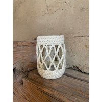 Windlicht, Tischdeko, Kerzenhalter, Teelicht, Maritime Deko von sijstersNordicStrick