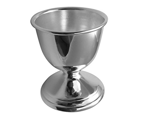 SILBERKANNE Eierbecher klassisch 5,5x6 cm Premium Silber Plated edel versilbert in Top Verarbeitung. Mit Geschenkverpackung von SILBERKANNE