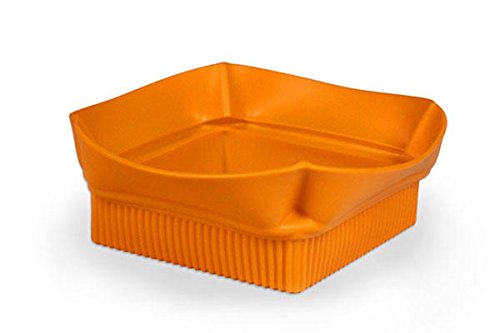 Be Ware Light Konzept 91.103.72.0065 Lily 03 Container Silikon Orange 22,5 x 22,5 x 8,5 cm von silikomart