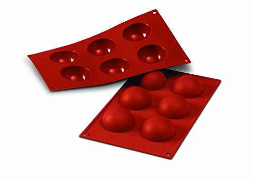 Silikomart 20.003.00.0060 SF 003 HALF-SPHERES - SILICONE MOULD ø60 H 30 MM von silikomart