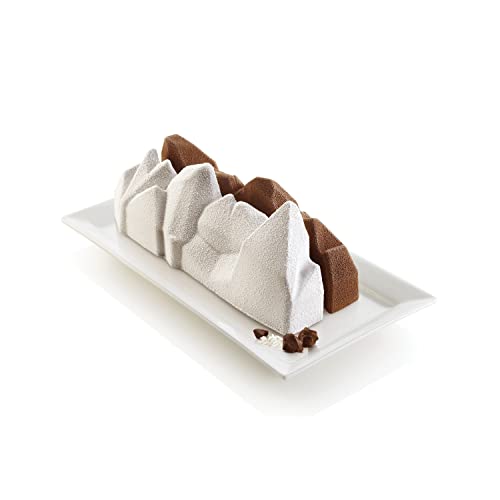 Silikomart | Silikon-Kuchenform Modern ARTIC, Antihaft, 1er Pack Kuchenform, 3D Design, 250 x 92, h 87 mm, Volumen 1000 ml, Made in Italy von silikomart