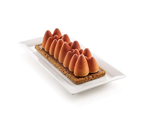 silikomart | ICE GLOW Kuchen und Semifreddo Kit, Kit Zusammensetzung 1 Platin Silikonform, 3D Design, 260 x 100 mm, h 75 mm, Made in Italy silikomart | ICE GLOW Kuchen und Semifreddo Kit, Kit Zusammensetzung 1 Platin Silikonform, 3D Design, 260 x 100 mm, h 75 mm, Made in Italy von silikomart