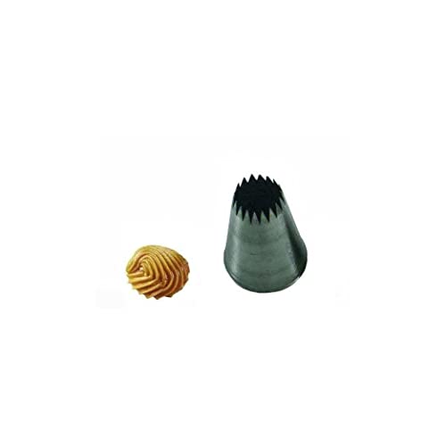 Silikomart |BC315 Edelstahl-Mundstück für Sac a Poche, französisches Sternloch Ø 12 mm von silikomart