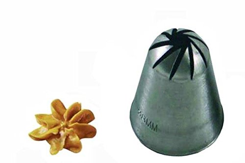 Silikomart 43.343.99.0000 BR330 - FLOWER SMALL STAINLESS STEEL TIPS FOR PIPING BAG von silikomart