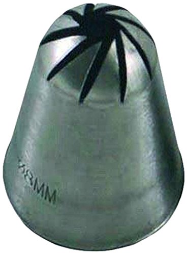 Silikomart |BR330 Star Ribbon Tubes, Mundstück aus Edelstahl für Sac a Poche, Blumenloch große Größe Silikomart |BR330 Star Ribbon Tubes, Mundstück aus Edelstahl für Sac a Poche, Blumenloch große Größe von silikomart