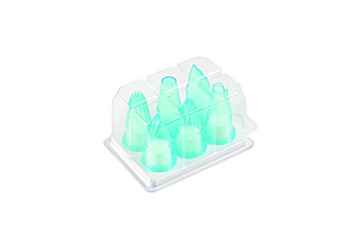 Silikomart |Set 6 Spritztüllen aus Polycarbonat für Spritzbeutel, Loch für Dekorationen in der Patisserie, Made in Italy Silikomart |Set 6 Spritztüllen aus Polycarbonat für Spritzbeutel, Loch für Dekorationen in der Patisserie, Made in Italy von silikomart