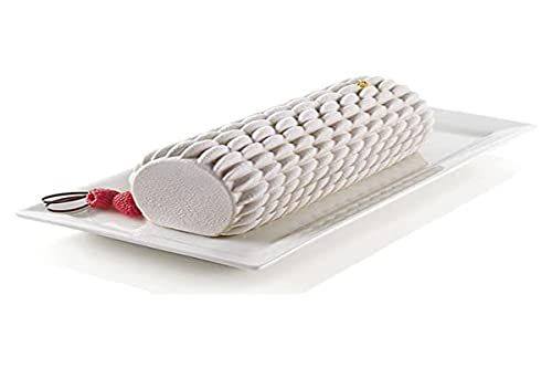 silikomart | Silikon-Kuchenform Modern BÛCHE QUENELLE, Antihaft, 1er Pack Kuchenform, 3D Design, 243 x 90 mm, h 77 mm, Volumen 1,3 ml, Made in Italy silikomart | Silikon-Kuchenform Modern BÛCHE QUENELLE, Antihaft, 1er Pack Kuchenform, 3D Design, 243 x 90 mm, h 77 mm, Volumen 1,3 ml, Made in Italy von Silikomart