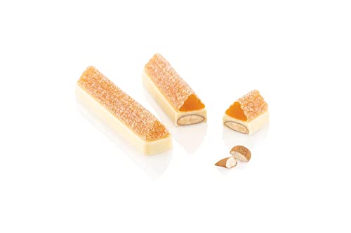 Silikomart | Kit Bar Tronco, Schokoladenform aus Tritan Maße 120 x 25 mm h 10 mm + Silikonform, Silikomart | Kit Bar Tronco, Schokoladenform aus Tritan Maße 120 x 25 mm h 10 mm + Silikonform, von silikomart