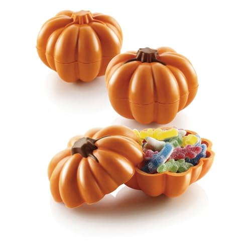 Silikomart - PUMPKIN - KIT 2 TIEFGEFORMTE FORMEN FÜR SCHOKOLADE von silikomart