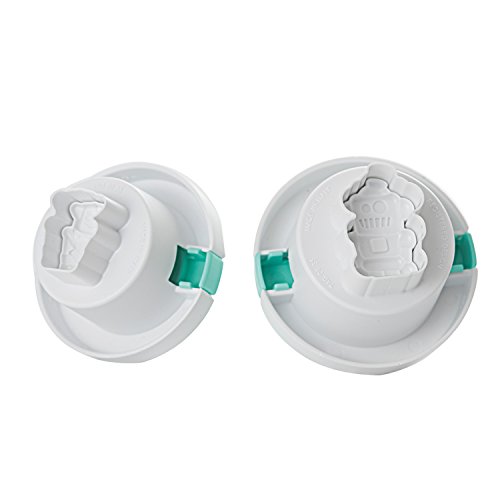 Silikomart Silikon Wonder Cakes Collection 3D Auswerfer Ausstecher Roboter 2er Set von silikomart