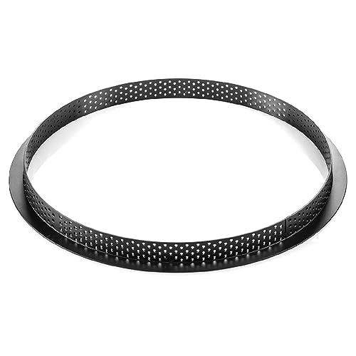 Silikomart Tarte-Ring 210" Hitzebeständiger perforierter Kunststoff Schneidring 8,26 Zoll Durchmesser (je 1 Stück) von silikomart