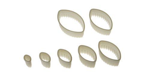 Silikomart Wonder Cakes Collection Ausstechformen, rund, geriffelt, Nylon Boot Fluted weiß von silikomart