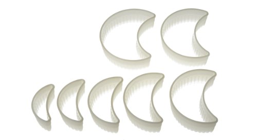 Silikomart Wonder Cakes Collection Teigausstecher, geriffelt, Nylon, Mond, 7 Stück Silikomart Wonder Cakes Collection Teigausstecher, geriffelt, Nylon, Mond, 7 Stück von silikomart