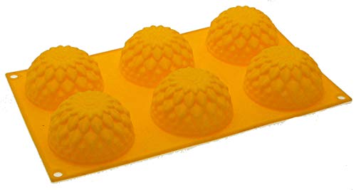 Silikon Muffin Dahlienform 6er von silikomart