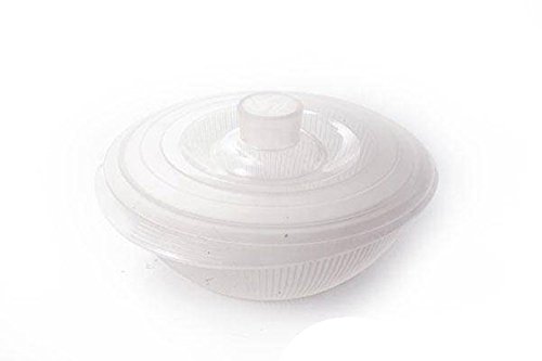 Silikomart | COC 03 Runder Silikonbehälter, antihaftbeschichtet, 1er-Pack Mikrowellen-Kochform ø185 h 65 mm, Made in Italy von silikomart