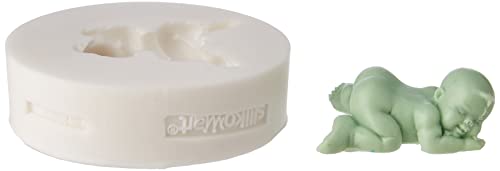 Silikomart Silikonform Sugarflex schlafendes Baby, Silikon, weiß Silikomart Silikonform Sugarflex schlafendes Baby, Silikon, weiß von silikomart