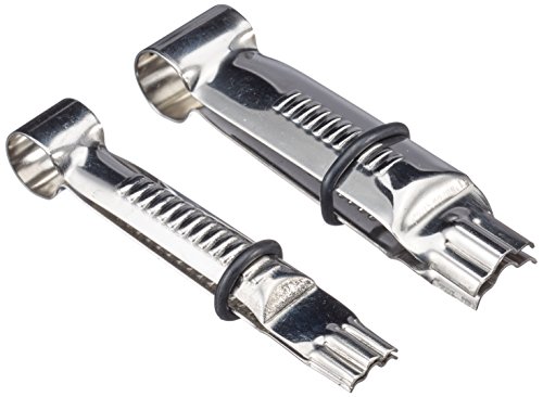 Silikomart | Set 2 Wonder Crimper Zangen für Tortendekorationen, Regelmäßiges Close Cloud Design, Edelstahlmaterial, Maße 17 mm - 12 mm, Made in Italy von silikomart