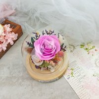 Ewige Rose Glaskuppel, Konserviert Blumengeschenk, Geschenk Für Sie, Valentinstag, Muttertagsgeschenk, Forever Pf-018 von silverbreeze