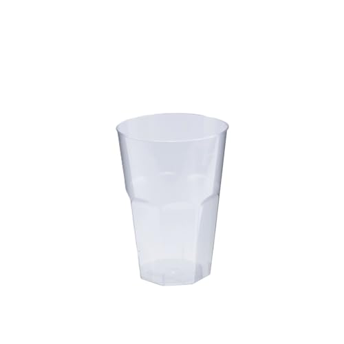 60 Stück Plastikbecher Mehrweg, Bruchsichere Trinkbecher für Partys, Geburtstag, Hochzeit, Mehrwegbecher Plastik 300ml, Wiederverwendbare Cocktailgläser BPA-frei von silverkitchen