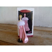 Barbie Enchanted Abend Hallmark Andenken Ornament 3, 5 "Hoch 1996 in Box von silverliningtoys