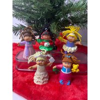 Cabbage Patch Weihnachtsschmuck Cake Topper 1992 5Er-Set Hergestellt Von Metallica Happy Meal Toys von silverliningtoys