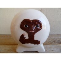 E.t. Keramik Bank Handbemalt 6 Zoll Hoch 1984 Selten von silverliningtoys