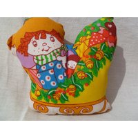 Erdbeere Shortcake Huckleberry Stoff Ornament Weihnachten Handgemacht 4 "x 4.5" Vintage Erdbeere Shortcake Huckleberry Stoff Ornament Weihnachten Handgemacht 4 "x 4.5" Vintage von silverliningtoys